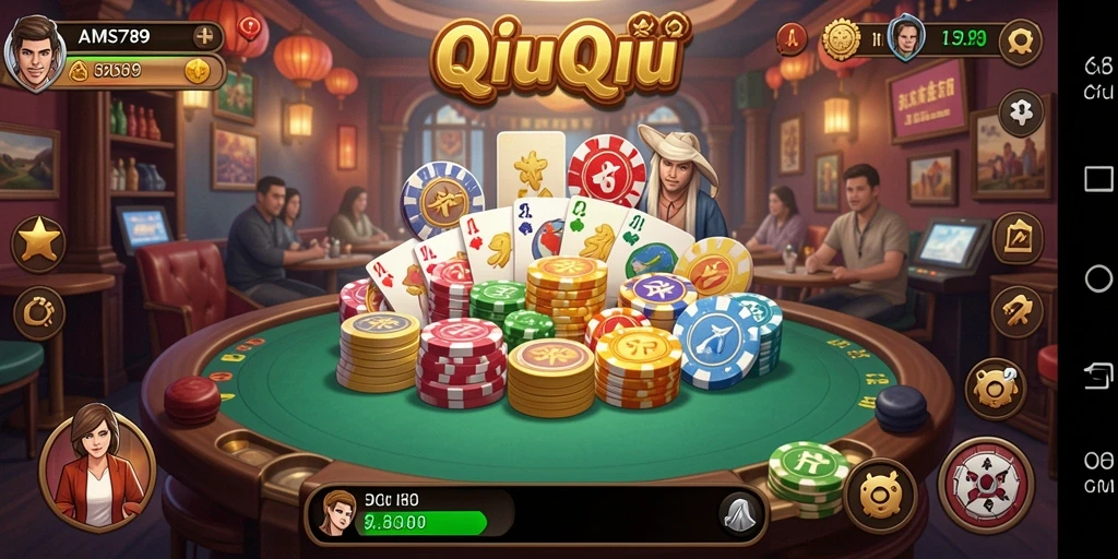 Screenshot gameplay QiuQiu yang seru di AMS789.