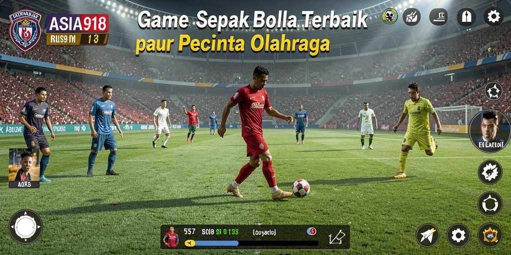 Tampilan gameplay ASIA918 yang seru dan menegangkan saat pertandingan.