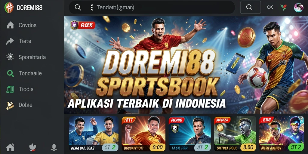 Tampilan menarik dari gameplay DOREMI88 dalam taruhan olahraga.