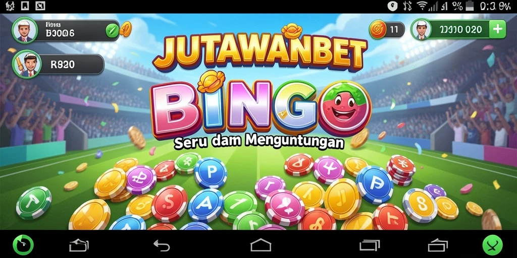 Tampilan screenshot JUTAWANBET yang menunjukkan gameplay Bingo yang seru.