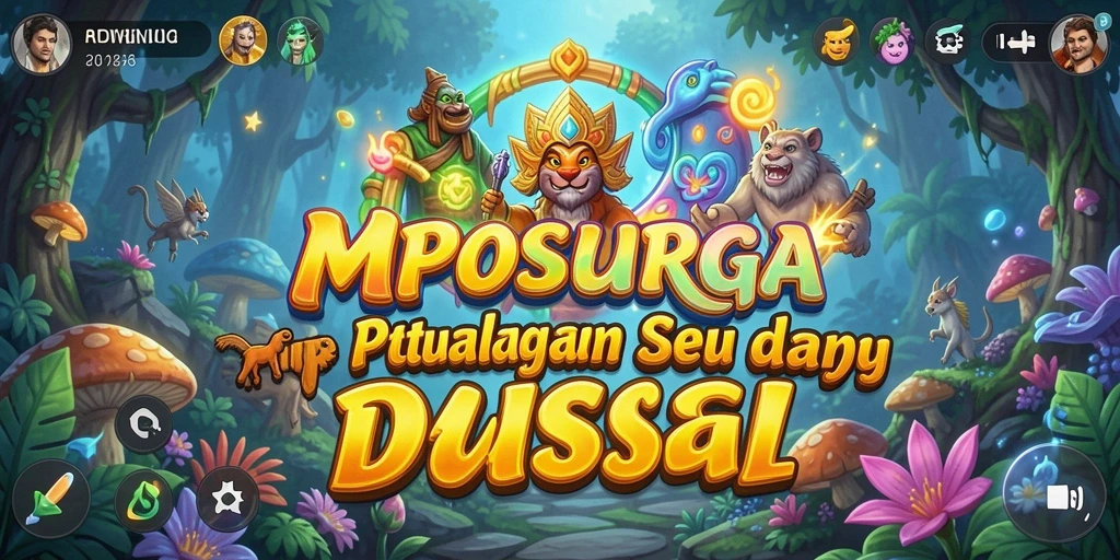 Tampilan gameplay seru dan penuh warna dari MPOSURGA.