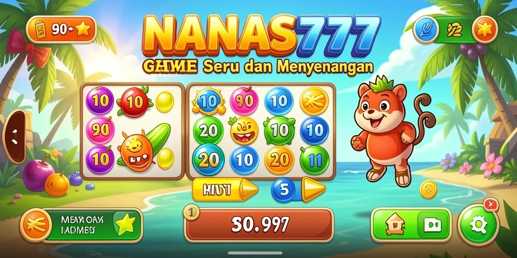 Screenshot gameplay NANAS777 menampilkan suasana seru Bingo.