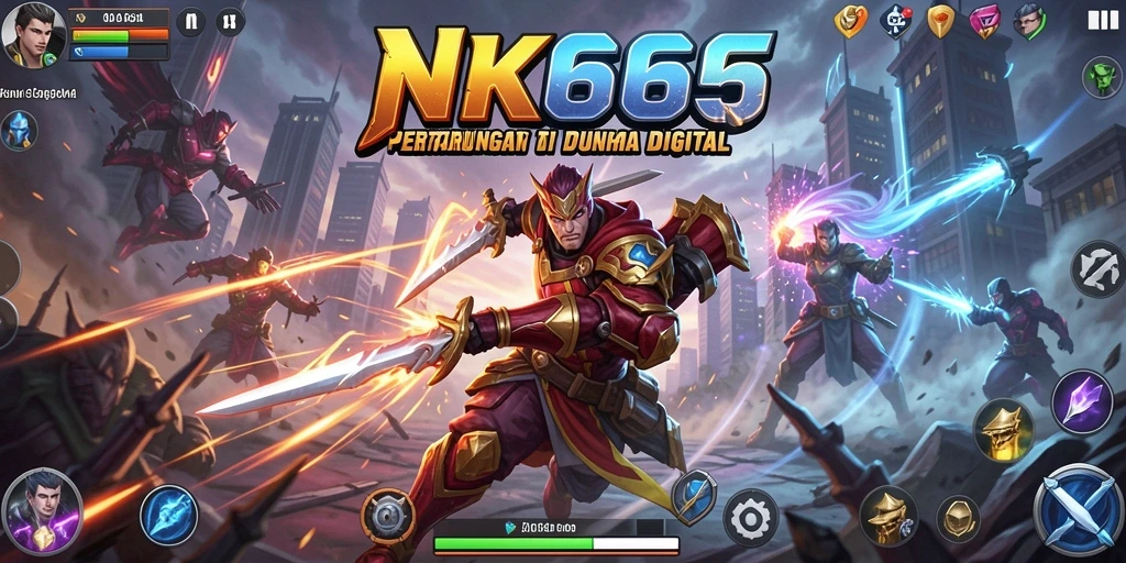 Tampilan aksi seru dari gameplay NK666 yang memukau.