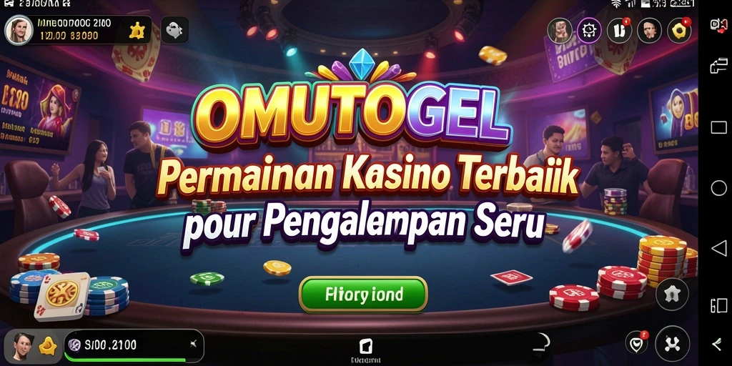 Tampilan gameplay seru dari OMUTOGEL dengan berbagai pilihan permainan kasino.