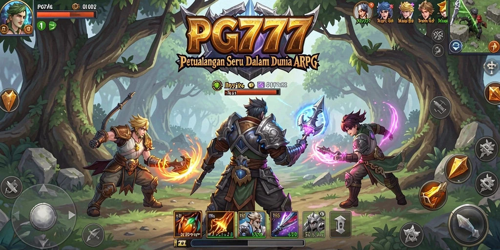 Tampilan gameplay yang mengesankan dalam petualangan ARPG.