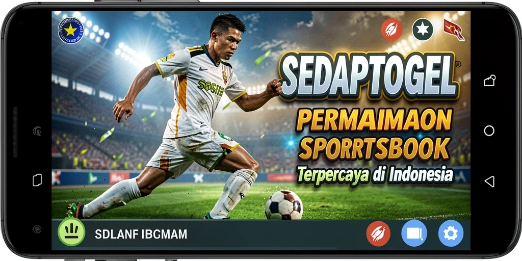Tampilan menarik dari gameplay SEDAPTOGEL di aplikasi Sportsbook.