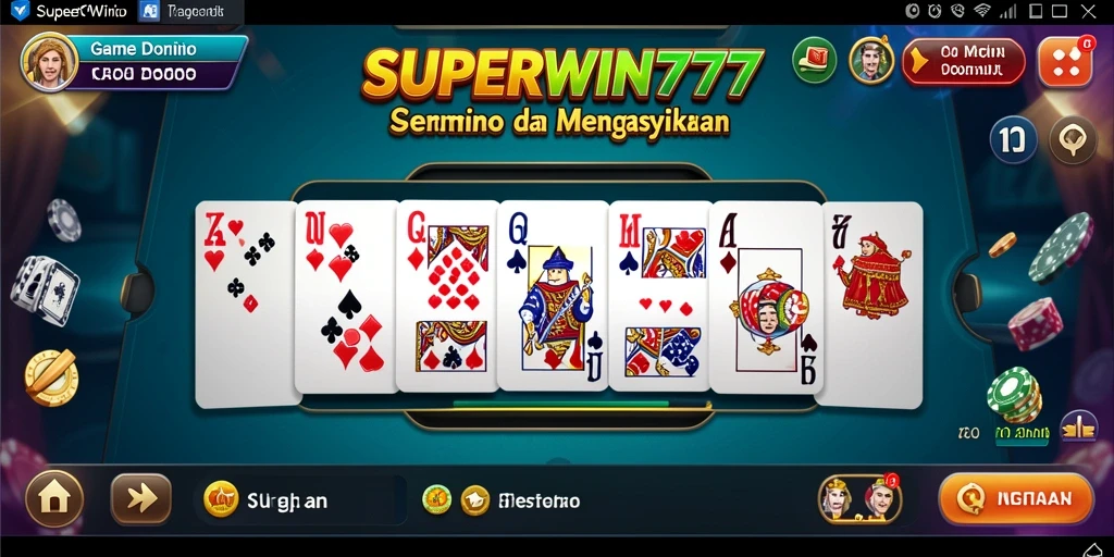 Tampilan gameplay seru dan kompetitif di SUPERWIN777.